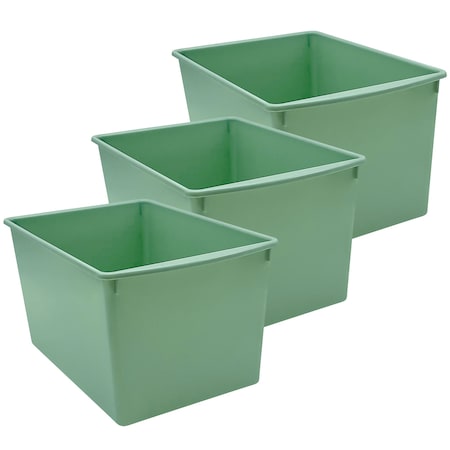 Teacher Created Resources Plastic, Eucalyptus Green, 3 PK 20959